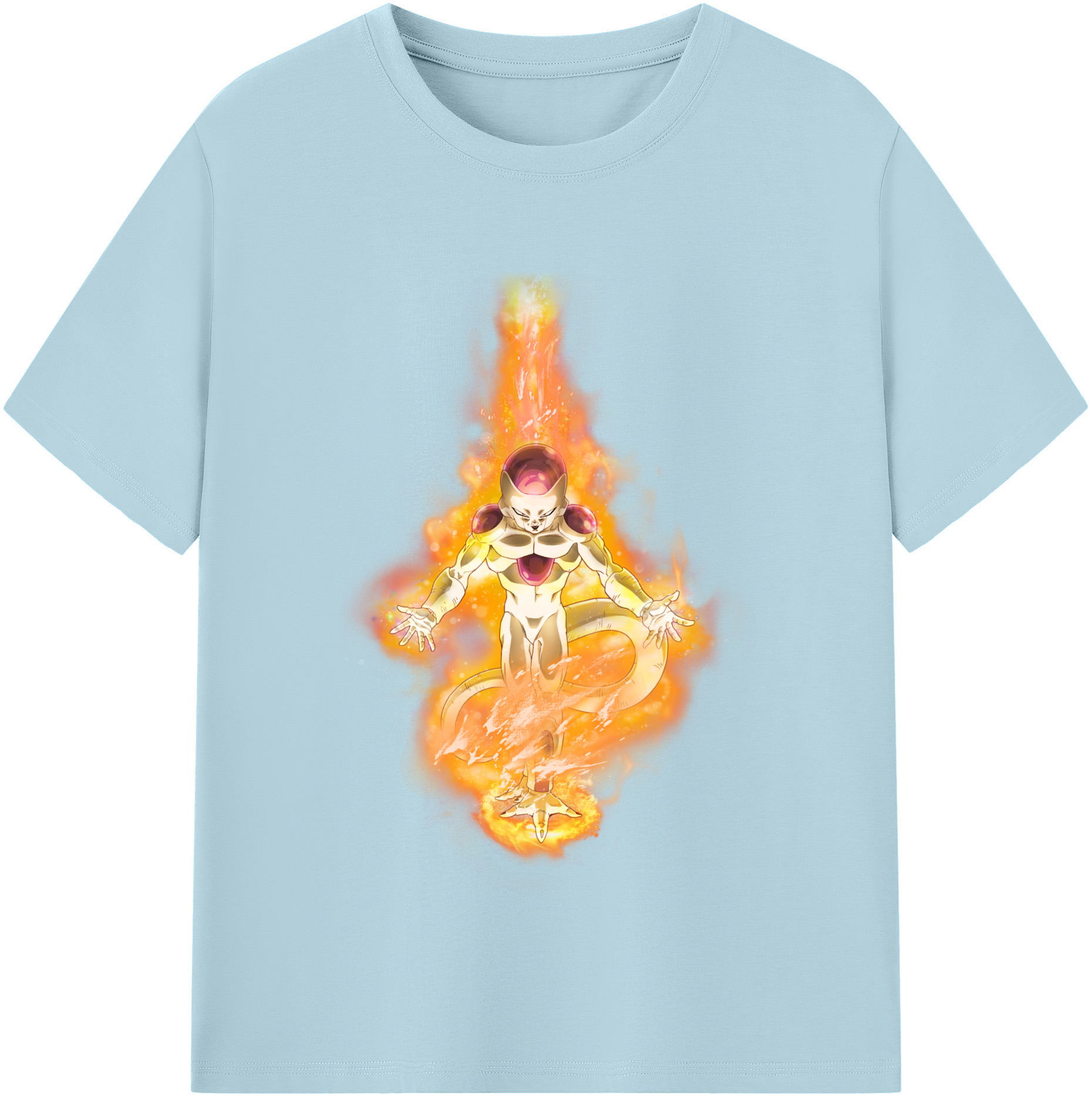（画像用） ドラゴンボール フリーザ DRAGON BALL Frieza 綿100％半袖Tシャツ（フロントプリント）